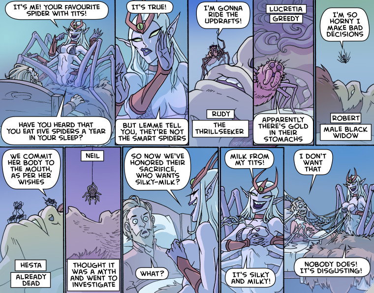 hey, my spinnerets are down here